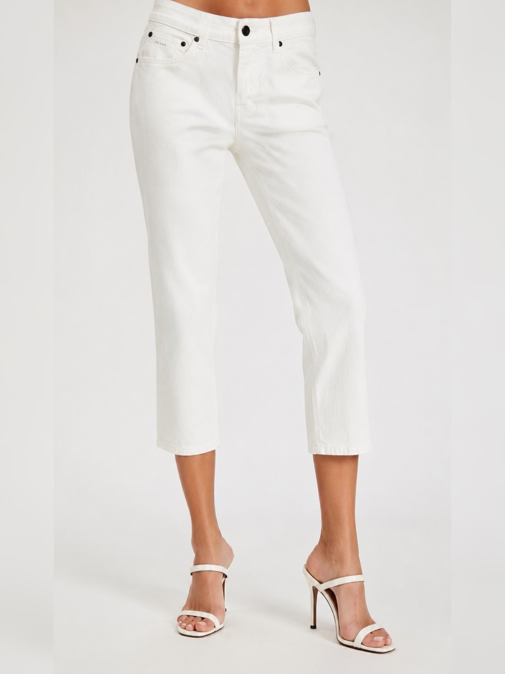 Prada Vintage Straight Fit Capris Pant
